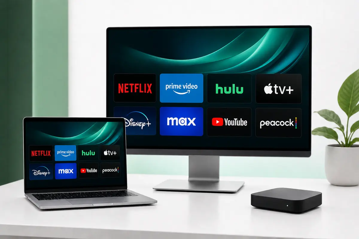 IPTV streaming on desktop and laptop computers